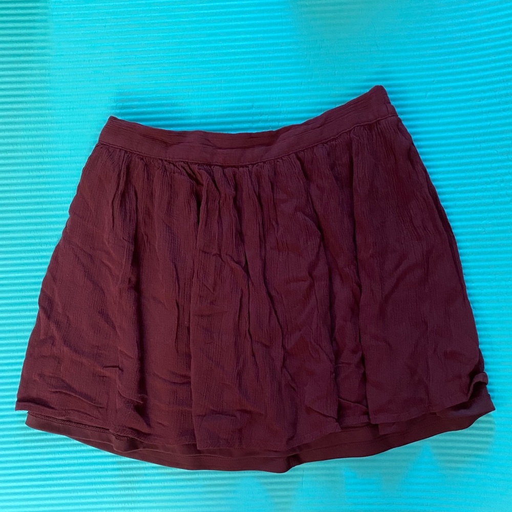 Maroon Skirt